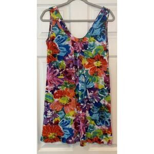 VTG Jams World Tank Top Small 50 Years Calypso Artsy Made‎ in Hawaii Tropical